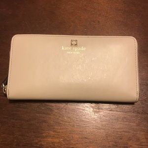 Kate spade beige wallet